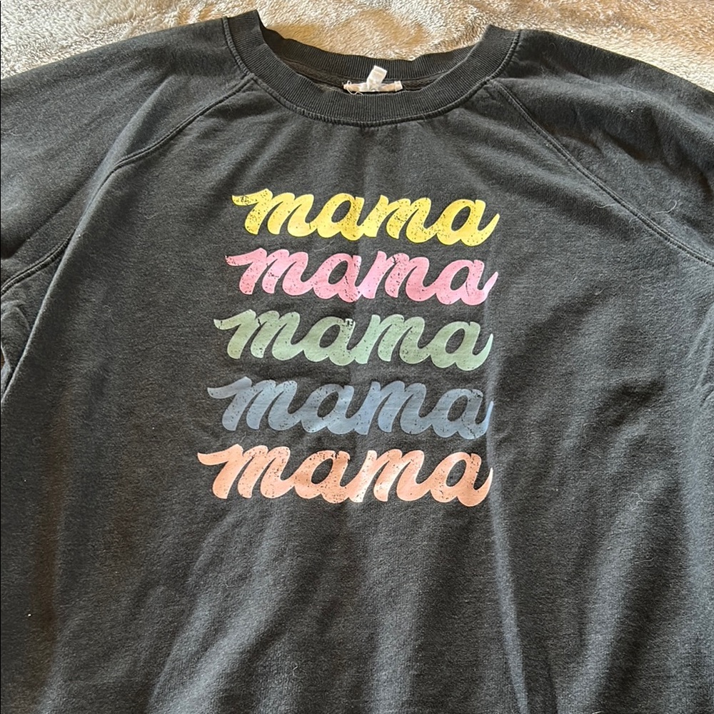 Black Mama Graphic Sweatshirt